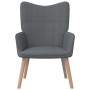 Dark Gray Fabric Relaxation Chair with Footrest by , Armchairs - Ref: Foro24-327931, Price: 133,00 €, Discount: %