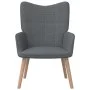 Dark Gray Fabric Relaxation Chair with Footrest by , Armchairs - Ref: Foro24-327931, Price: 140,87 €, Discount: %