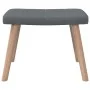 Dark Gray Fabric Relaxation Chair with Footrest by , Armchairs - Ref: Foro24-327931, Price: 140,87 €, Discount: %