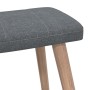 Dark Gray Fabric Relaxation Chair with Footrest by , Armchairs - Ref: Foro24-327931, Price: 133,00 €, Discount: %