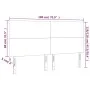 Headboards 4 units of dark brown fabric 90x5x78/88 cm by , Headboards and footboards - Ref: Foro24-3116069, Price: 101,49 €, ...