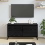 Gabinete de TV con cajón Roble Negro 100 x 36 x 49.5 cm