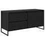 Gabinete de TV con cajón Roble Negro 100 x 36 x 49.5 cm