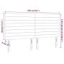 Headboards 4 units of dark brown fabric 80x5x78/88 cm by , Headboards and footboards - Ref: Foro24-3116481, Price: 97,37 €, D...