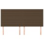 Kopfteile 4 Einheiten aus dunkelbraunem Stoff 100x5x78/88 cm von , Kopf- und Fußteile - Ref: Foro24-3116497, Preis: 122,85 €,...