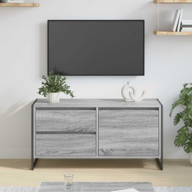 Gabinete de TV con cajón Gris Sonoma 100 x 36 x 49.5 cm