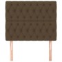 Kopfteile 2 Einheiten aus dunkelbraunem Stoff 100x7x78/88 cm von , Kopf- und Fußteile - Ref: Foro24-3116661, Preis: 93,74 €, ...