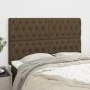 Headboards 4 units of dark brown fabric 80x7x78/88 cm by , Headboards and footboards - Ref: Foro24-3116677, Price: 149,94 €, ...