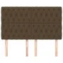 Headboards 4 units of dark brown fabric 80x7x78/88 cm by , Headboards and footboards - Ref: Foro24-3116677, Price: 149,94 €, ...