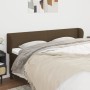 Kopfteil aus dunkelbraunem Stoff, 183 x 23 x 78/88 cm von , Kopf- und Fußteile - Ref: Foro24-3116881, Preis: 64,89 €, Rabatt: %