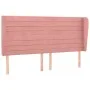 Headboard with pink velvet ears 163x23x118/128 cm by , Headboards and footboards - Ref: Foro24-3118155, Price: 116,98 €, Disc...