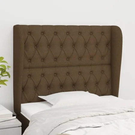 Headboard with light gray fabric ears 103x23x118/128 cm by , Headboards and footboards - Ref: Foro24-3118285, Price: 106,09 €...