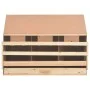 Ponedero para gallinas 4 compartimentos madera pino 93x40x65 cm de vidaXL, Incubadoras de huevos - Ref: Foro24-170655, Precio...
