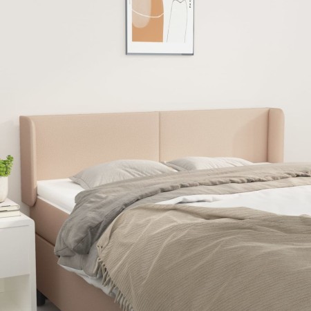 Kopfteil aus Cappuccino-Kunstleder, 147 x 16 x 78/88 cm von , Kopf- und Fußteile - Ref: Foro24-3118583, Preis: 61,55 €, Rabat...