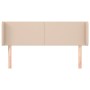 Kopfteil aus Cappuccino-Kunstleder, 147 x 16 x 78/88 cm von , Kopf- und Fußteile - Ref: Foro24-3118583, Preis: 61,55 €, Rabat...