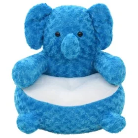 Blue stuffed elephant by vidaXL, Stuffed animals - Ref: Foro24-80240, Price: 42,93 €, Discount: %