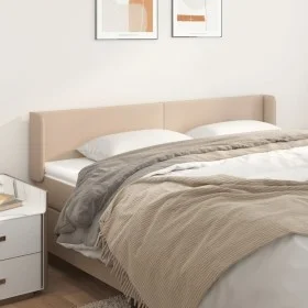Kopfteil aus Cappuccino-Kunstleder, 183 x 16 x 78/88 cm von , Kopf- und Fußteile - Ref: Foro24-3118595, Preis: 76,96 €, Rabat...