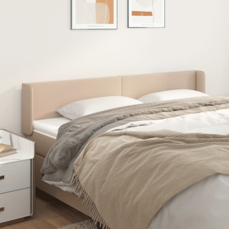 Kopfteil aus Cappuccino-Kunstleder, 183 x 16 x 78/88 cm von , Kopf- und Fußteile - Ref: Foro24-3118595, Preis: 79,87 €, Rabat...