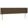 Kopfteil aus dunkelgrauem Stoff, 163 x 16 x 78/88 cm von , Kopf- und Fußteile - Ref: Foro24-3118917, Preis: 63,03 €, Rabatt: %