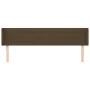 Cabecero de tela gris oscuro 163x16x78/88 cm de , Cabeceros y pies de cama - Ref: Foro24-3118917, Precio: 63,00 €, Descuento: %