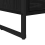 Mesa de Noche 2 pcs Roble Negro 39,5 x 30 x 50 cm