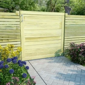 Impregnated pine wood fence gate 100x100 cm by vidaXL, garden gates - Ref: Foro24-45333, Price: 68,51 €, Discount: %