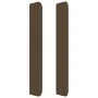 Headboard with dark brown fabric ears 83x16x118/128 cm by , Headboards and footboards - Ref: Foro24-3119697, Price: 64,06 €, ...