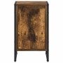 Mesa de Noche Roble Humo 39,5 x 30 x 50 cm Madera contrachapada