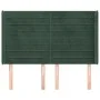 Headboard with dark green velvet ears 147x16x118/128cm by , Headboards and footboards - Ref: Foro24-3119771, Price: 116,37 €,...