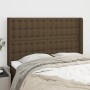 Cabecero con orejas de tela gris claro 147x16x118/128 cm de , Cabeceros y pies de cama - Ref: Foro24-3120015, Precio: 116,41 ...