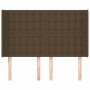 Kopfteil mit hellgrauen Stoffohren 147x16x118/128 cm von , Kopf- und Fußteile - Ref: Foro24-3120015, Preis: 116,41 €, Rabatt: %
