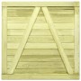 Zauntor aus imprägniertem Kiefernholz, 100 x 100 cm von vidaXL, Gartentore - Ref: Foro24-45333, Preis: 69,77 €, Rabatt: %