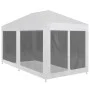 Carpa de celebraciones con 6 paredes de malla 6x3 m de vidaXL, Carpas y cenadores - Ref: Foro24-45110, Precio: 122,09 €, Desc...