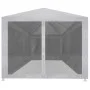 Carpa de celebraciones con 6 paredes de malla 6x3 m de vidaXL, Carpas y cenadores - Ref: Foro24-45110, Precio: 122,09 €, Desc...