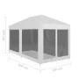 Carpa de celebraciones con 6 paredes de malla 6x3 m de vidaXL, Carpas y cenadores - Ref: Foro24-45110, Precio: 122,09 €, Desc...