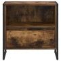 Mesa de Noche Roble Humo 50 x 39,5 x 50 cm Madera contrachapada
