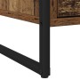 Mesa de Noche con cajón 2 pcs Madera Vieja 50 x 39,5 x 50 cm