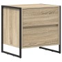 Mesa de Noche Sonoma 50 x 39.5 x 50 cm Madera contrachapada en Mesitas de noche | Comprar online en Foro24