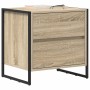 Mesa de Noche Sonoma 50 x 39.5 x 50 cm Madera contrachapada en Mesitas de noche | Comprar online en Foro24