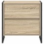 Mesa de Noche Sonoma 50 x 39.5 x 50 cm Madera contrachapada en Mesitas de noche | Comprar online en Foro24