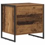 Mesa de Noche con cajón Madera Vieja 50 x 39.5 x 50 cm