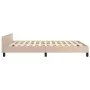 Cappuccino synthetic leather headboard bed frame 140x200cm by , Beds and slatted bases - Ref: Foro24-3125456, Price: 205,40 €...