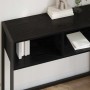 Mesa Auxiliar Roble Negro 100 x 36 x 75 cm Madera contrachapada en Mesas auxiliares | Comprar online en Foro24