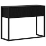 Mesa Auxiliar Roble Negro 100 x 36 x 75 cm Madera contrachapada en Mesas auxiliares | Comprar online en Foro24