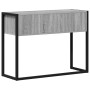 Mesa Auxiliar Gris Sonoma 100 x 36 x 75 cm Madera contrachapada en Mesas auxiliares | Comprar online en Foro24
