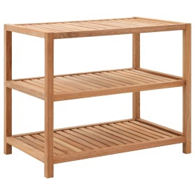 Solid walnut wood bathroom shelf 65x40x55 cm by vidaXL, Towel racks - Ref: Foro24-247606, Price: 85,28 €, Discount: %