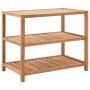 Solid walnut wood bathroom shelf 65x40x55 cm by vidaXL, Towel racks - Ref: Foro24-247606, Price: 85,28 €, Discount: %