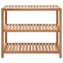Solid walnut wood bathroom shelf 65x40x55 cm by vidaXL, Towel racks - Ref: Foro24-247606, Price: 85,28 €, Discount: %