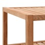 Solid walnut wood bathroom shelf 65x40x55 cm by vidaXL, Towel racks - Ref: Foro24-247606, Price: 85,28 €, Discount: %