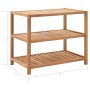 Solid walnut wood bathroom shelf 65x40x55 cm by vidaXL, Towel racks - Ref: Foro24-247606, Price: 85,28 €, Discount: %